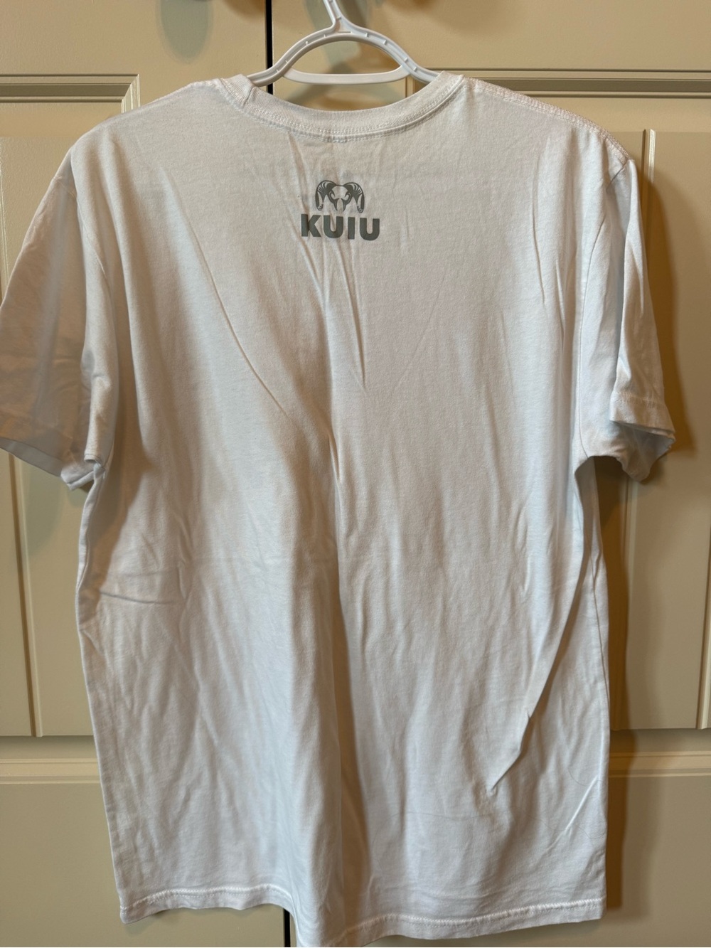 KUIU White Tee with Gray Logo - Short Sleeve - Picture 2 of 3